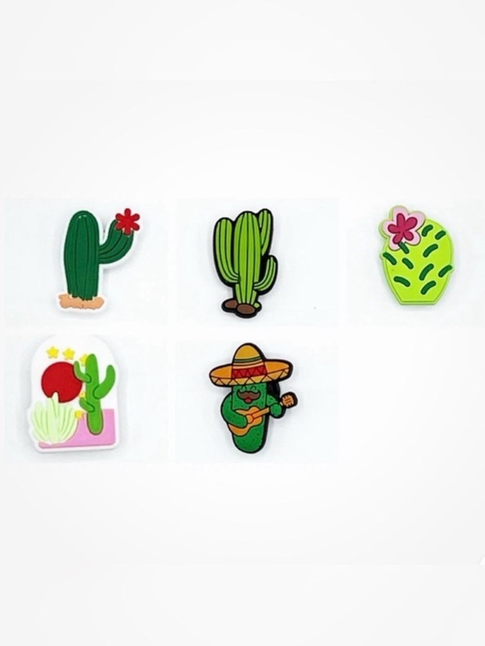 Cactus Succulent Shoe Charms For Crocs Shoes Green Plants